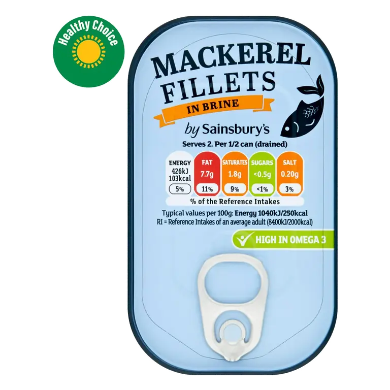 82g Brine Mackerel Fillets