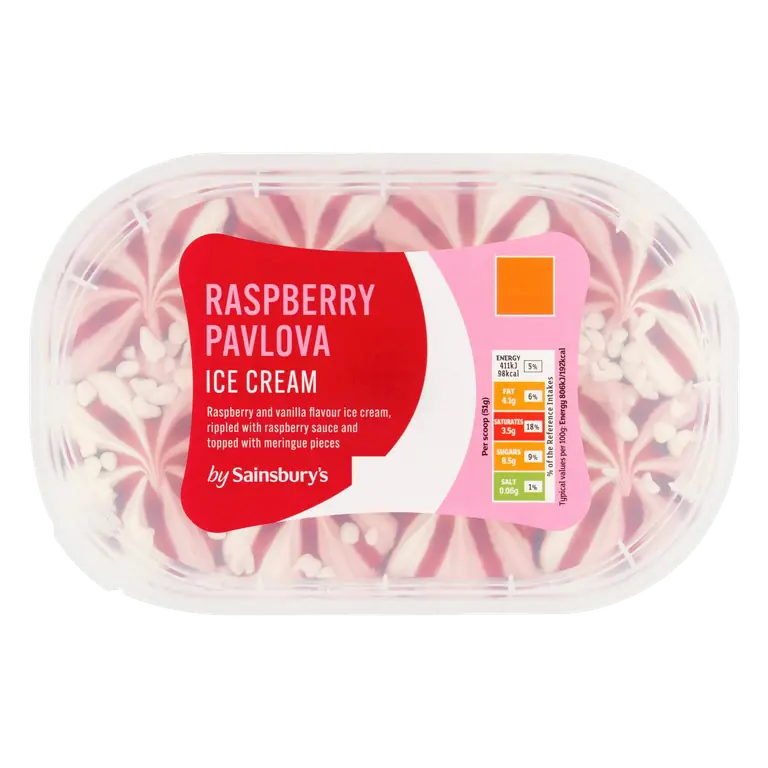 900ml Raspberry Pavlova Ice Cream