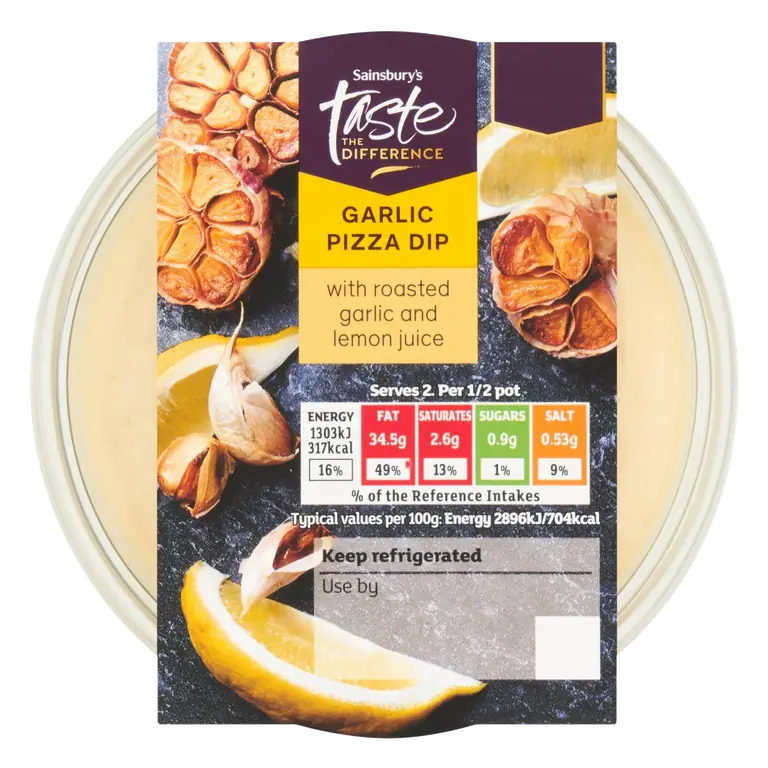 90g Garlic Pizza Dip, Taste the Difference