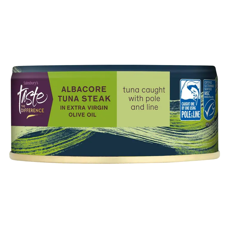 Albacore Tuna Steak In Extra Virgin Olive Oil, Taste the Difference 160g