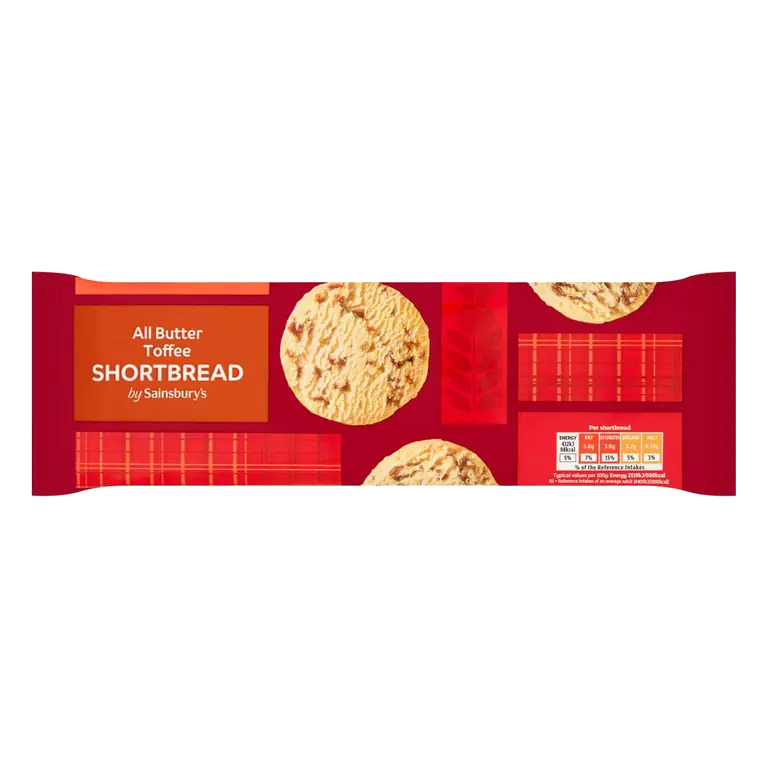All Butter Toffee Shortbread 175g