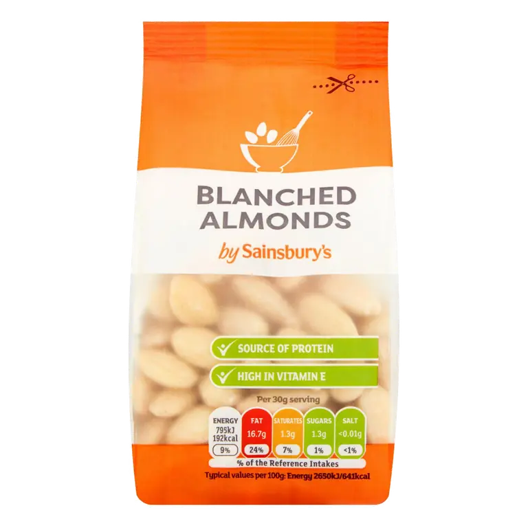 Almonds Blanched 100g