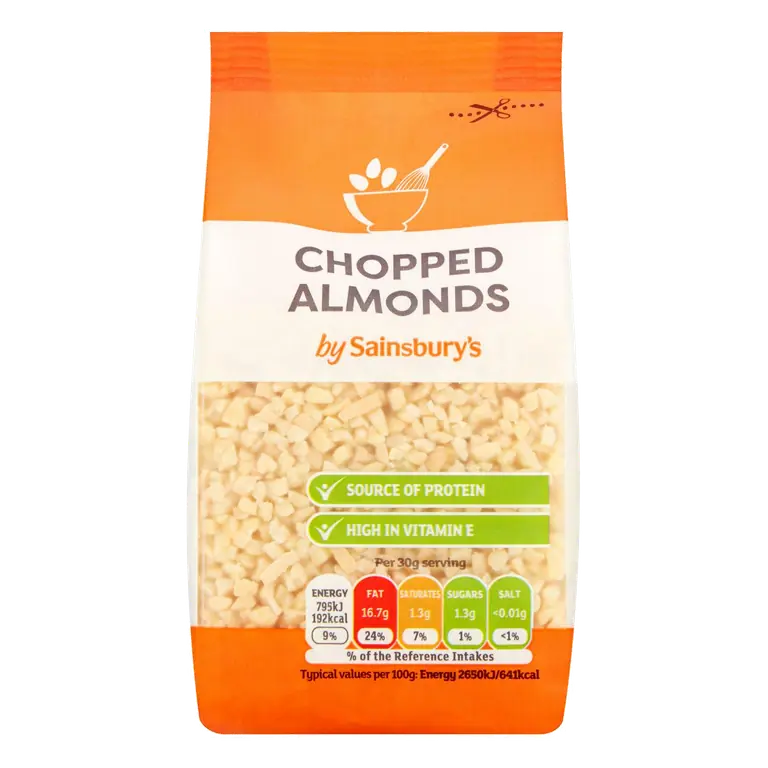Almonds Chopped 100g