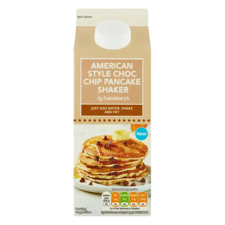 American Style Choc Chip Pancake Shaker 155g