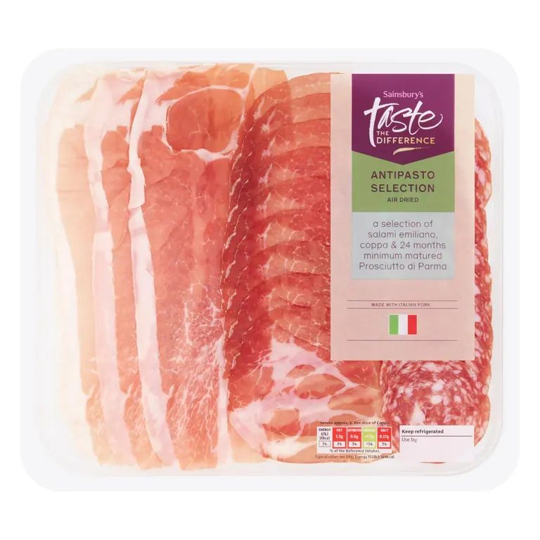 Antipasto Selection Air Dried, Taste the Difference 120g