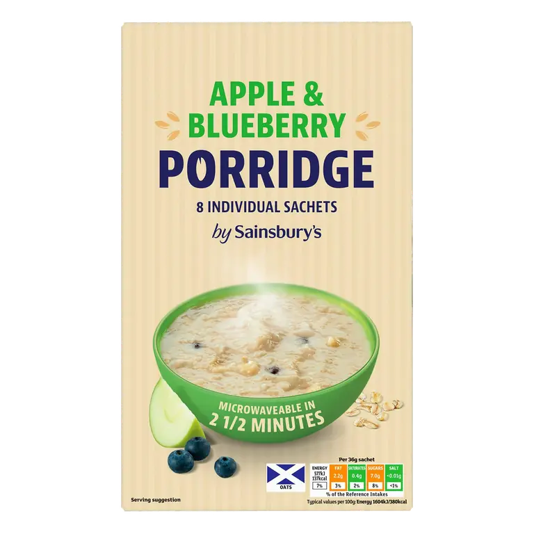 Apple & Blueberry Porridge 8 x 36g (288g)