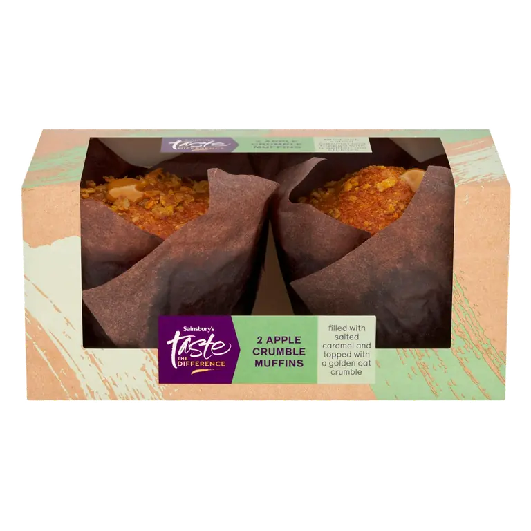 Apple Crumble Muffins, Taste the Difference x2