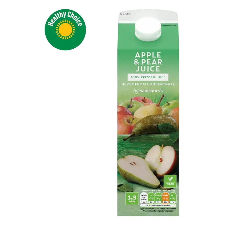 Apple & Pear Juice, Not From Concentrate 1L