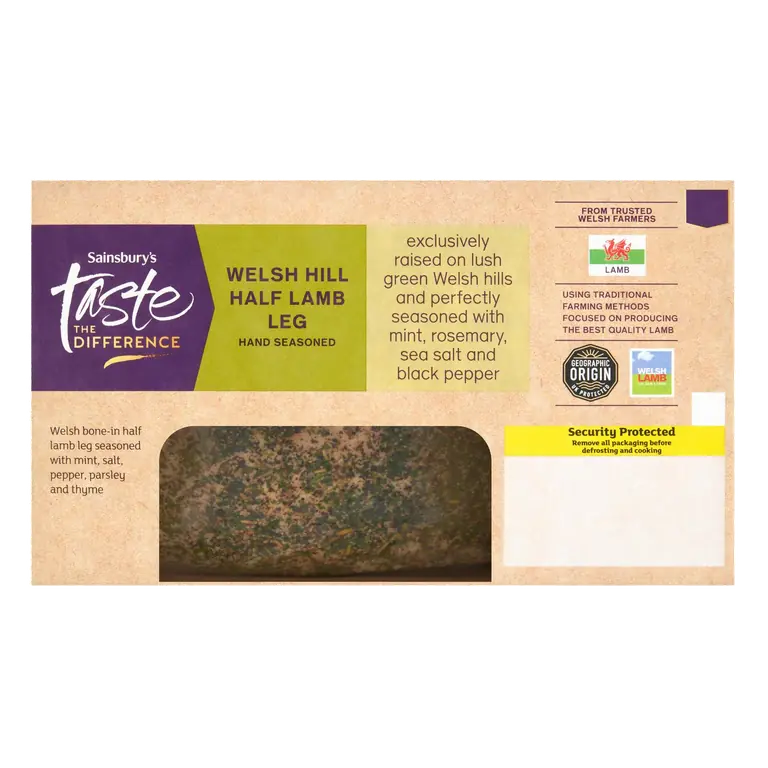 (Approx. 818g-1222g) Welsh Hill Half Lamb Leg, Taste the Difference