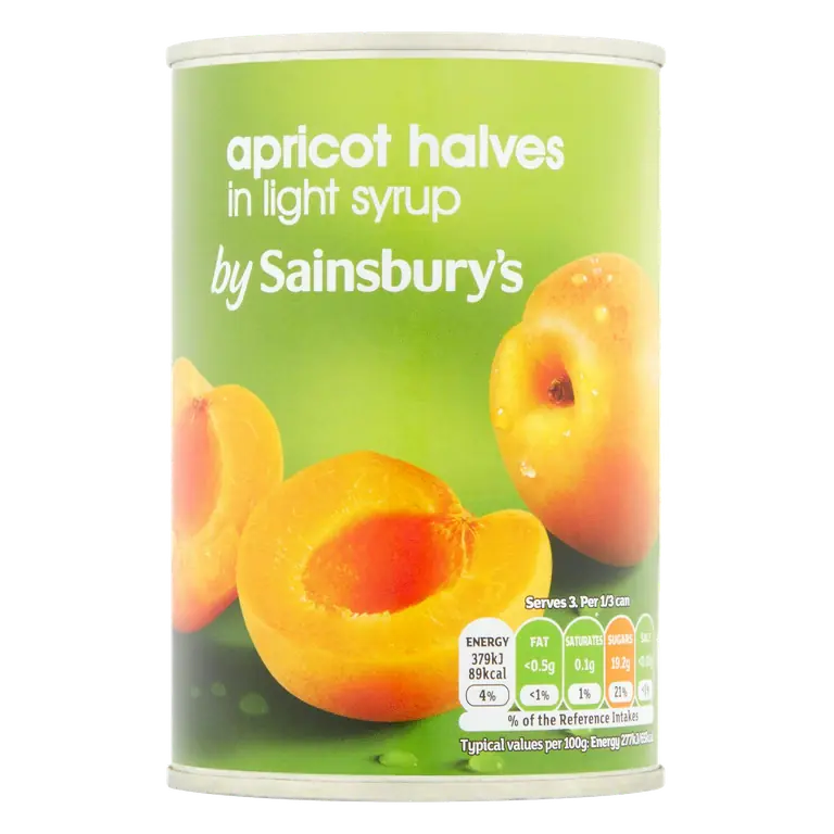 Apricot Halves In Light Syrup 411g