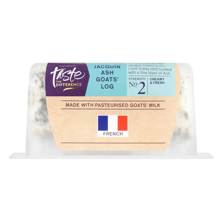 Ash Goats Cheese Log, Taste the Difference 100g