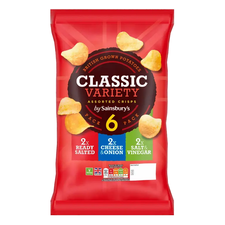 Assorted Multipack Crisps 6x25g