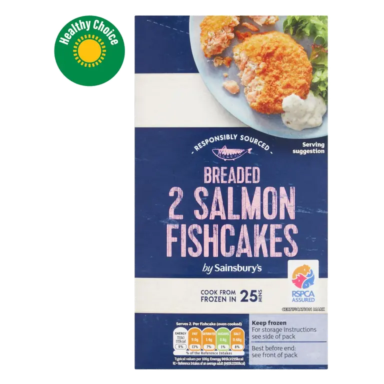 Atlantic Salmon Fishcakes x2 170g