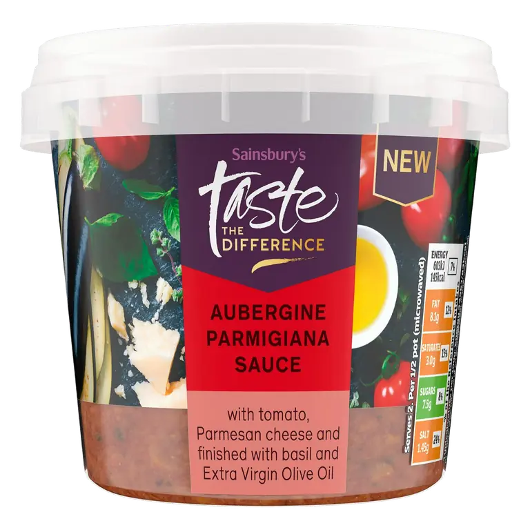 Aubergine Parmigiana Sauce, Taste the Difference 350g