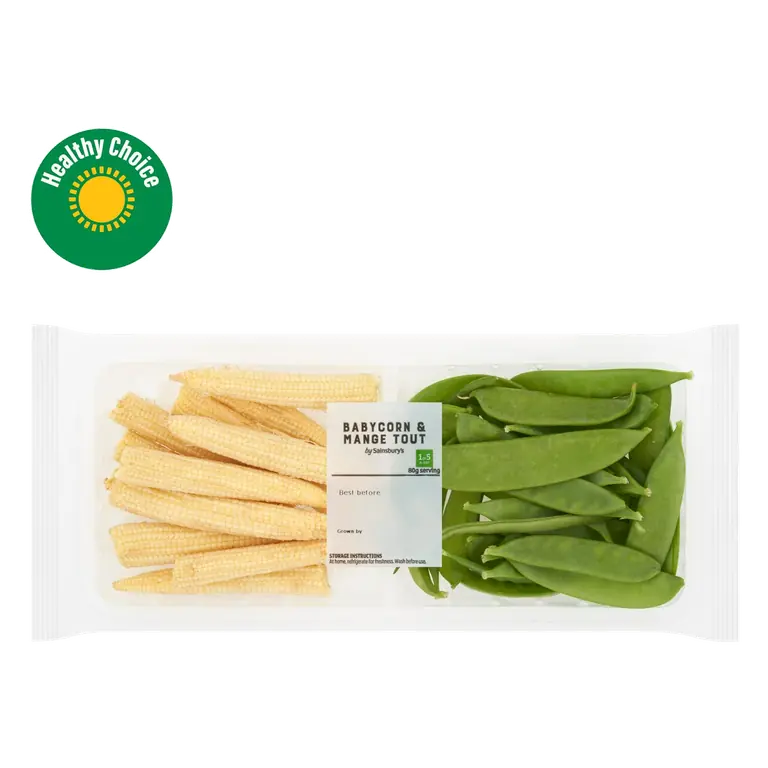 Baby Corn & Mange Tout 200g