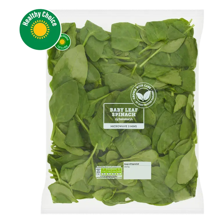 Baby Leaf Spinach 200g