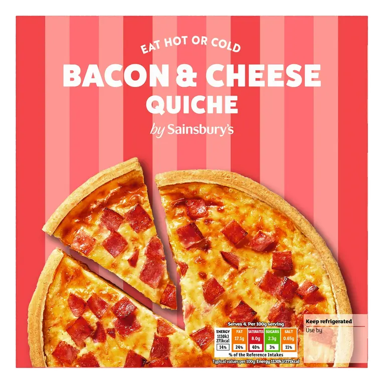Bacon & Cheese Quiche 400g