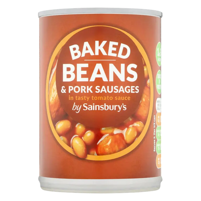 Baked Beans In Tomato Sauce With Sausages 400g