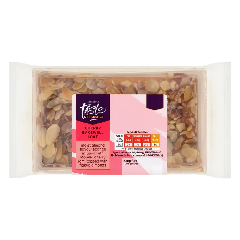Bakewell Loaf Cake, Taste the Difference
