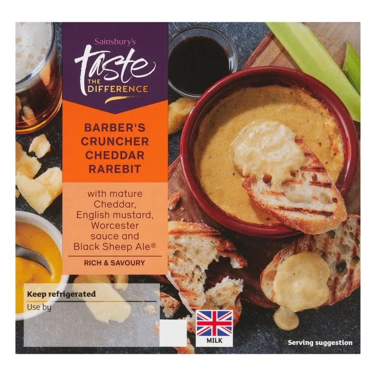 Barber's Cheddar Rarebit Bake, Taste the Difference 150g