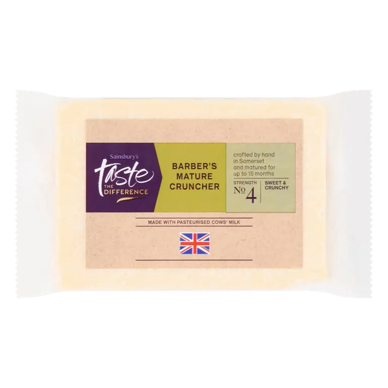 Barber's Mature Cruncher Cheese, Taste the Difference 350g