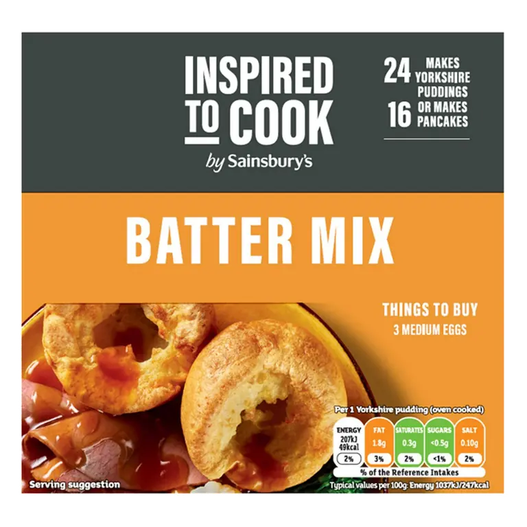 Batter Mix, Inspired to Cook 255g