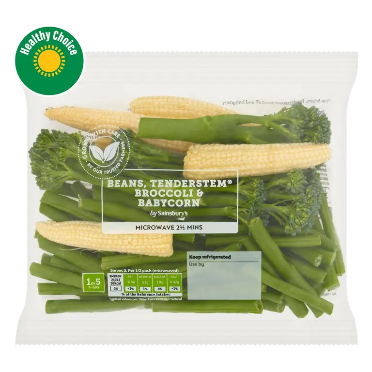 Beans, Tenderstem & Baby Corn 240g