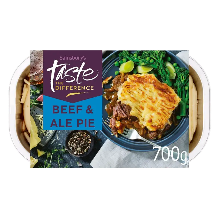 Beef & Ale Pie, Taste the Difference 700g