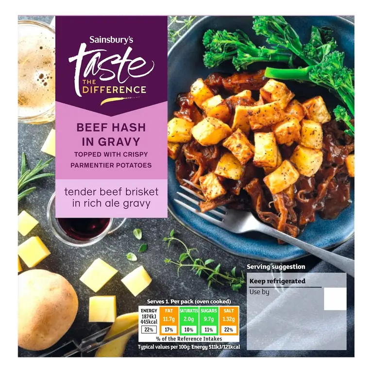 Beef Hash, Taste the Difference 400g (Serves 1)