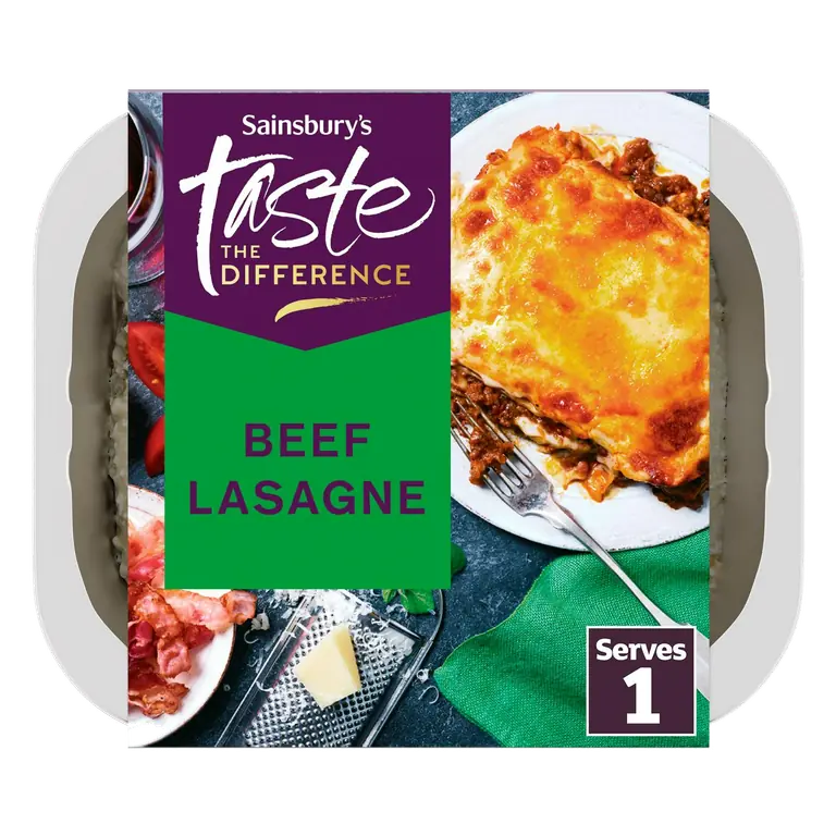 Beef Lasagne Ready Meal For 1, Taste the Difference 400g