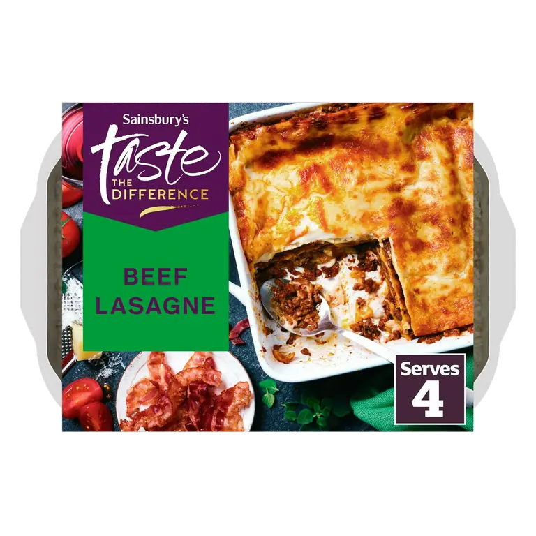 Beef Lasagne Ready Meal For 4, Taste the Difference 1.5kg