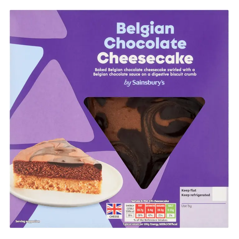 Belgian Chocolate Cheesecake Dessert 500g