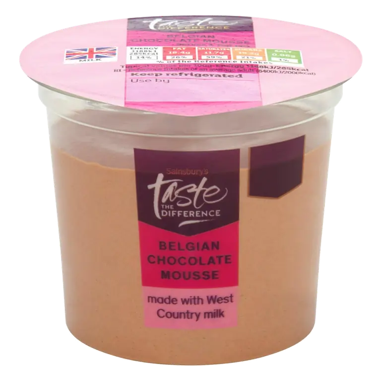 Belgian Chocolate Mousse, Taste the Difference 100g