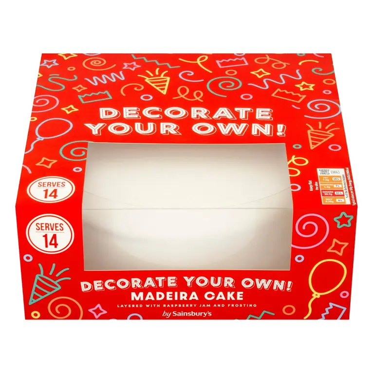 Birthday Celebration Decorate Your Own Cake 905g (Serves 14)