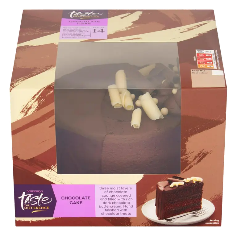 Birthday Celebration Loaded Chocolate Cake, Taste the Difference 940g (Serves 14)