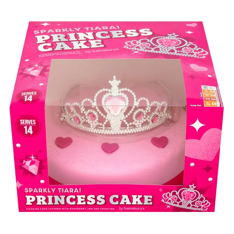 Birthday Celebration Princess Madeira Cake 951g (Serves 14)