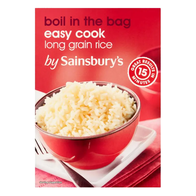 Boil In The Bag White Rice 4x125g