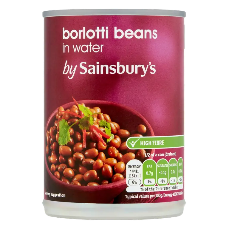 Borlotti Beans In Water 400g (235g*)