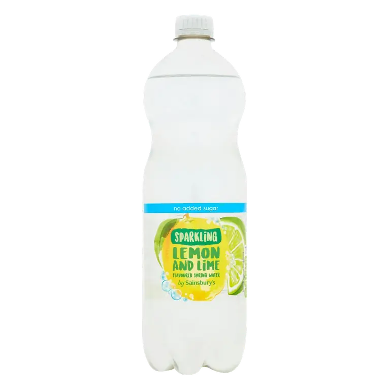 Bottled Sparkling Flavoured Water, Lemon & Lime 1L