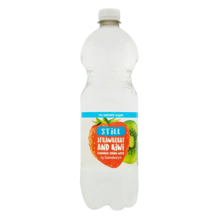 Bottled Still Flavoured Water, Strawberry & Kiwi 1L