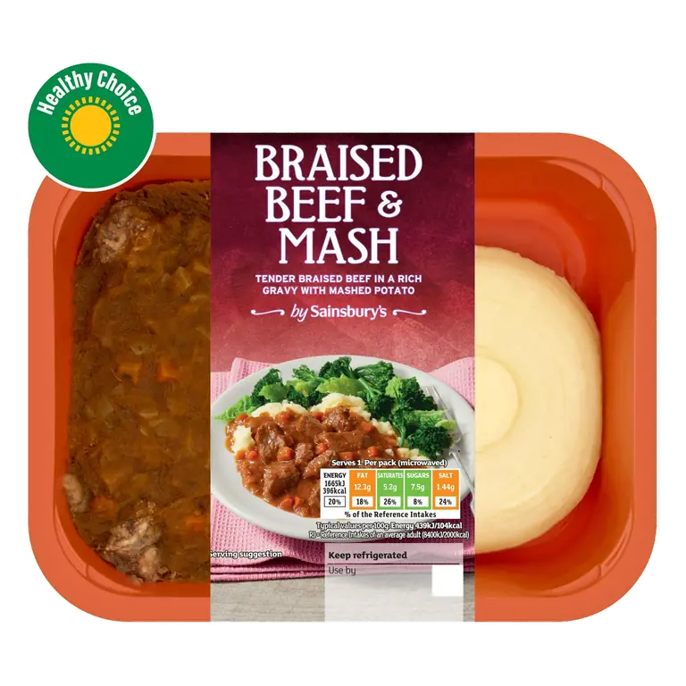 Braised Beef & Mash 400g (Serves 1)
