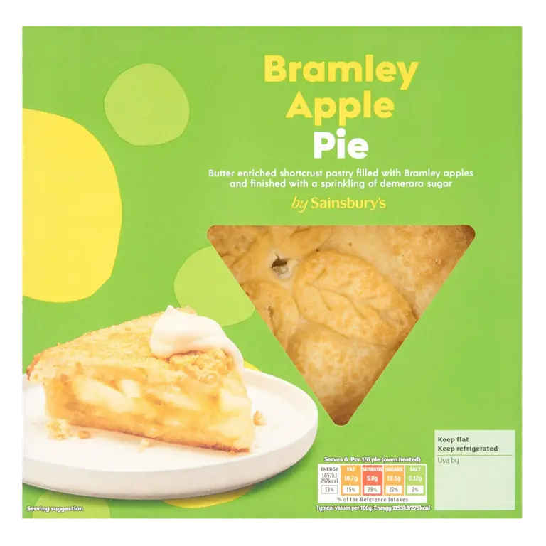Bramley Apple Pie 550g