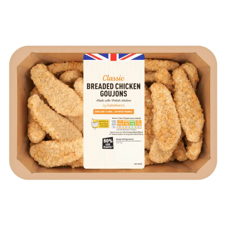 Breaded Chicken Goujons 1kg