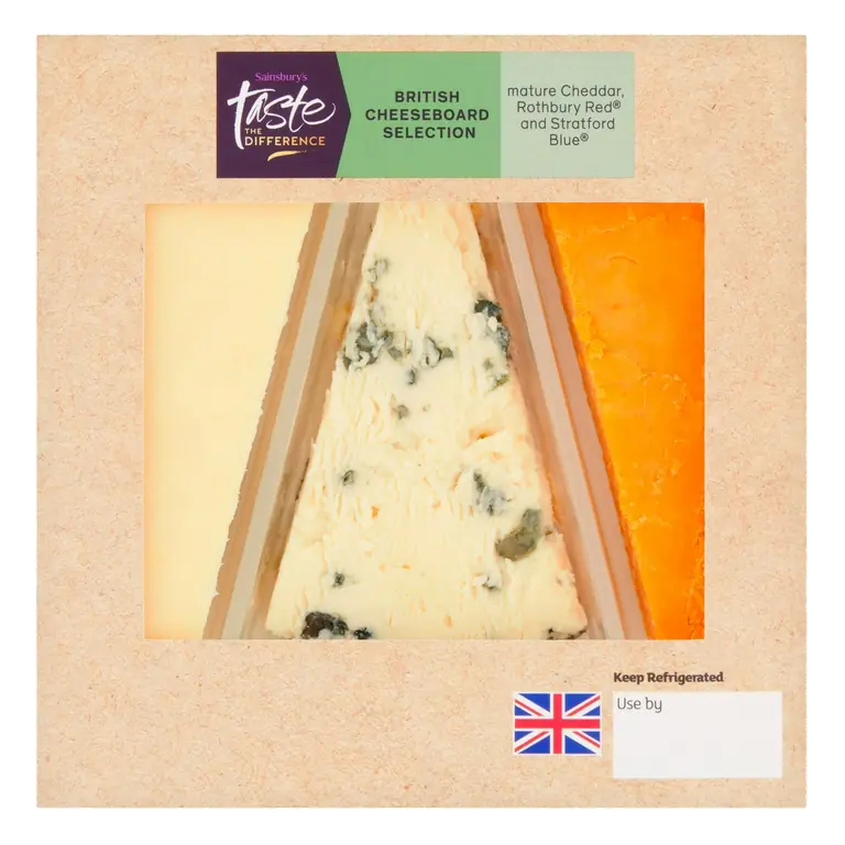 British Cheeseboard Selection, Taste the Difference 155g