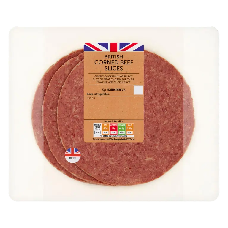 British Corned Beef Slices 100g