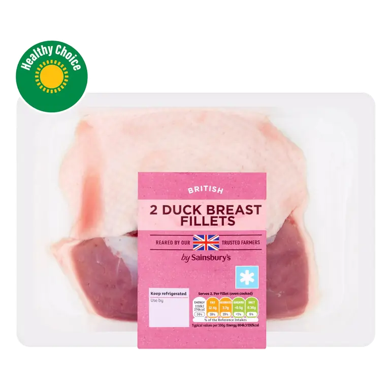 British Duck Breast Fillets x2 397g