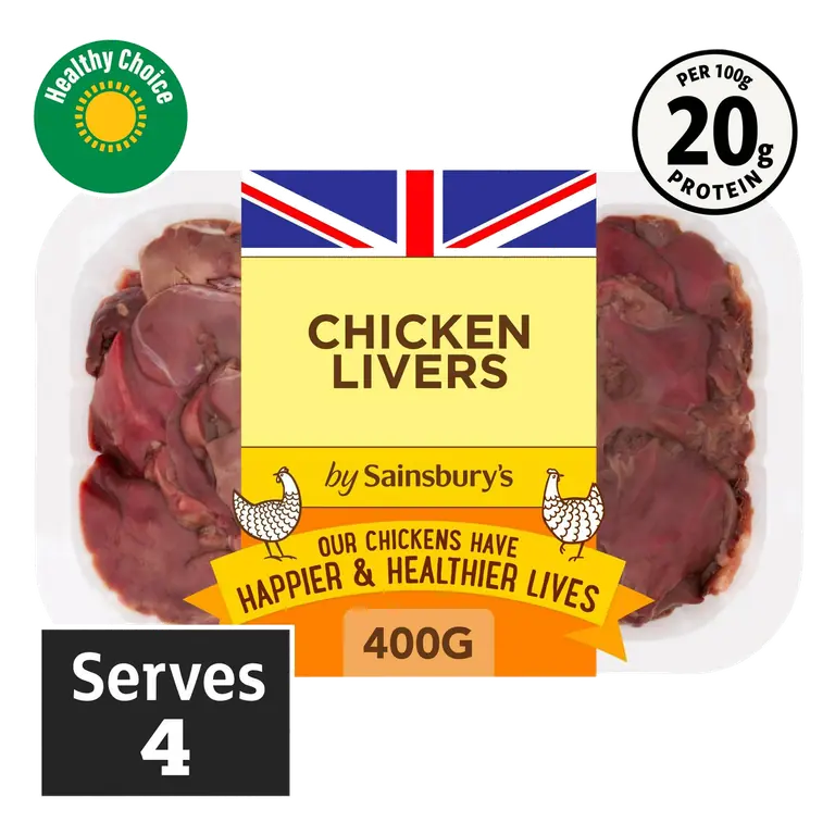 British Fresh Chicken Livers 400g