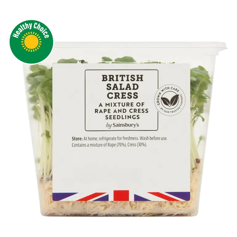 British Fresh Salad Cress 20g