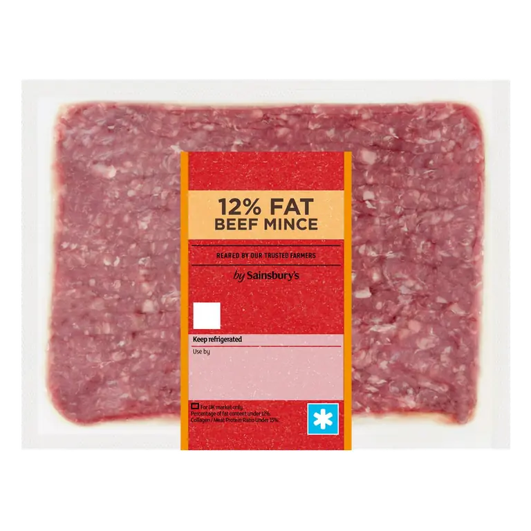 British or Irish 12% Fat Beef Mince 500g