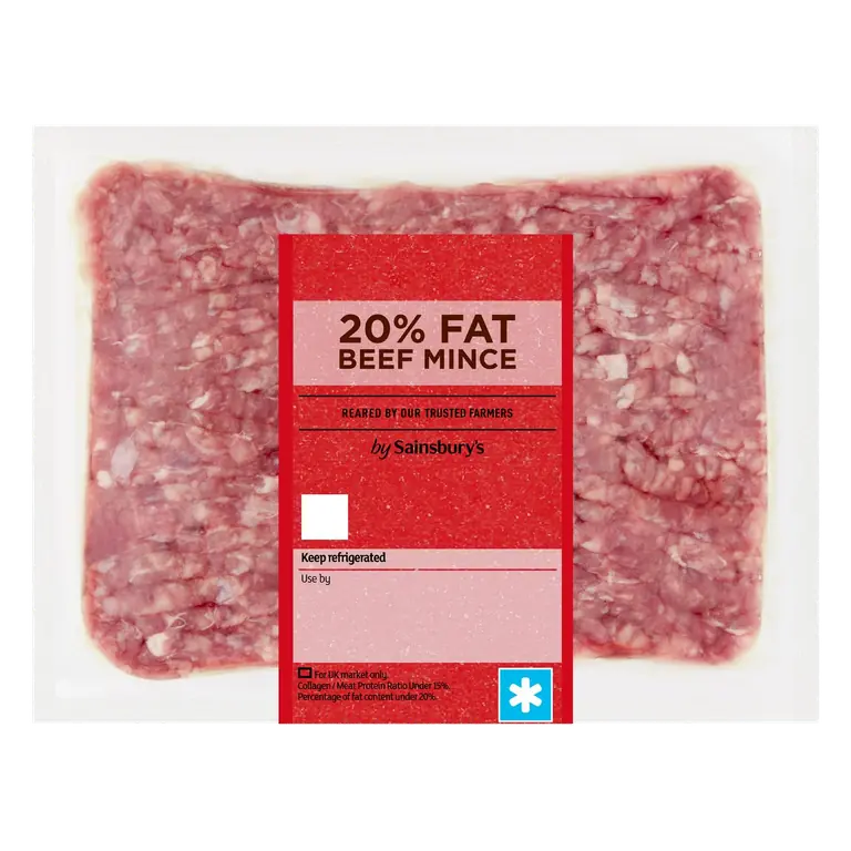 British or Irish 20% Fat Beef Mince 500g
